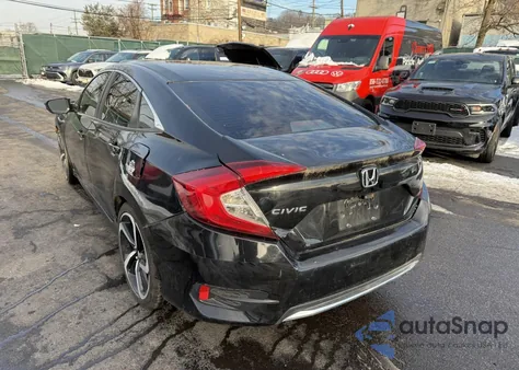 2019 Honda Civic Lx z USA, uszkodzony, nr VIN 2HGFC2F65KH568544